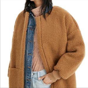Madewell Bonded Sherpa Cocoon Coat. Sold Out
